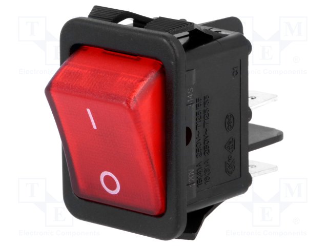 CANAL R210-1-C5G ROCKER Switch 2-position; DPST; ON-OFF; 16A/250VAC Trusted Distributor CANAL R210-1-C5G ROCKER Switch 2-position; DPST; ON-OFF; 16A/250VAC