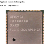 AP6212A AMPAK WiFi+Bluetooth Module