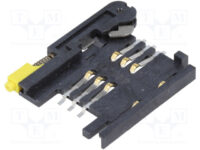 Molex 91228-0002 SIM Memory Card Connector 6 Position Surface Mount w/Ejector