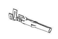 Molex 39-00-0279 Crimp Terminal Tin Plated Brass 5A 24-18 AWG