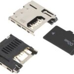 3M 2908-05WB-MG  Memory Socket, 2900 Series, Micro SD, 8 Contacts, Copper, Silver Plated Contacts