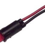 VCC 5110F7 LED 5mm 6.3mcd 26AWG, Yellow