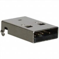 Molex 48037-1000 Connector, USB 2.0 , Type A, 4Ways SMD