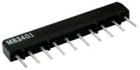 DALE M8340104K2002GG Network Resistor Thick Film 20K Ohm 2% Molded SIP