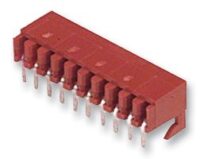 Molex  22-15-2106 Connector Socket Strip RCP 10 POS 2.54mm Solder RA Thru-Hole