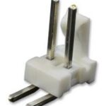 TE Connectivity / AMP 640457-2 Connector Wire to Board 2 Position Header 2.54mm Right Angle Thru-Hole