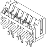 MOLEX 52011-0310 Connector 1.27mm (.050") Pitch Plug