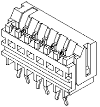MOLEX 52011-0310 Connector 1.27mm (.050") Pitch Plug