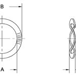 5806-98-2-Z3 Seastrom Zinc Plated Steel Wavy Washer 0.281"