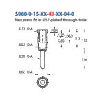 596-11-120-01-00-1445 MILL-MAX STANDARD BGA SOCKET