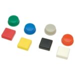 KTSC-62K Diptronics Tact Switch Cap round 6 mm, Black