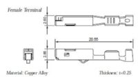 7116-4101-02 Yazaki Crimp Connector