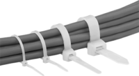 PLT1M-M69 Panduit Cable Ties, Nylon 6/6 Ivory 22mm