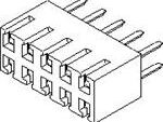 Molex 15-44-5810 Header Connector,PCB Mount,PLUG,10 Contacts,SKT,0.1 Pitch,PC TAIL Terminal