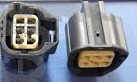 7287-9266-10 Yazaki Connector 6postion YESC Dark Gray