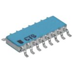 CTS 766163221G Isolated Resistor Network 8 x 220 Ohms 2% Total Power 1.2W SMD