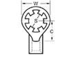 Molex 19074-0013 Terminal Tongue 18-22 AWG