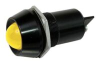 671-062-75 MARL LED Indicator 25.4mm, Yellow, 110V 12mA, 466mcd, Panel Mount