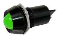 671-065-23 MARL LED Indicator 25.4mm, Green, 28V 14 mA 696mcd, Panel Mount