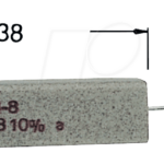 Vitrohm Resistor 560Ohms 9W 214-8/560R/9W Axial