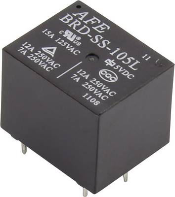 BRD-SS-112L AFE Relay 12V 15A 5-Pins Trusted Distributor BRD-SS-112L AFE Relay 12V 15A 5-Pins