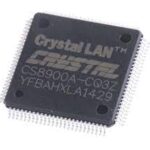 CS8900A-CQ3Z Cirrus Logic Ethernet Controller, 10Mbps AUI, ISA, 3.3 V, 100-Pin LQFP