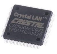 CS8900A-CQ3Z Cirrus Logic Ethernet Controller, 10Mbps AUI, ISA, 3.3 V, 100-Pin LQFP