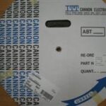 ITT CANNON  D110238-165 DSUB PIN AU 20-18 AWG NO INS SUPPORT