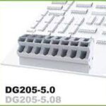 DG205-5.0-02P-11-00A(H) Degson PCB Push Terminal Block 2 Position