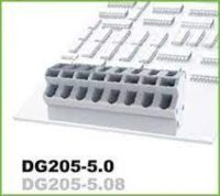 DG205-5.0-02P-11-00A(H) Degson PCB Push Terminal Block 2 Position