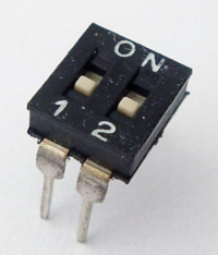 204-125ST CTS Switch DIP OFF ON SPDT 5 Raised Slide 0.05A 24VDC Gull Wing 2.54mm SMD