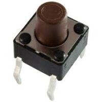 DTS-63N-V Diptronics Tactile Switch 0.05A 12V N.O. SPST PC Pins
