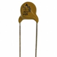 ECK-DNS222MEX Panasonic Ceramic Capacitor 0.0022uF 400VAC 20% Radial