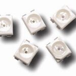 AVAGO HSMM-A101-R7PJ1 LED Uni-Color Green 523nm 2-Pin PLCC RoHS