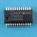 ICN2025AP ChipOne PWM LED Driver 16-Channel 45mA 24SSOP