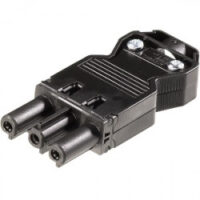 Wieland GST18I3S B1 ZR1 SW Black Connector 250V 20A 3 Pole