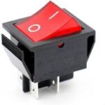 KCD4-201N-B Daier Rocker Switch 30A 250V 4-PC Pins