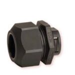 M4854 Heyco Snap Cordgrip, 0.88" Dia, Nylon, Black