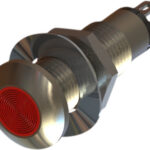 524-501-21 MARL LED Indicator 8.1mm, Red, 12V 20mA, 11cd, Panel Mount