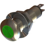 524-532-23 MARL LED Indicator 8.1mm, Green, 28V 20mA, 23cd, Panel Mount