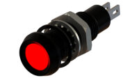 677-501-21 Marl LED Indicator 8.1mm, Red, 12 VDC 600mcd, Panel Mount