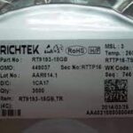 RT9085AWSC Richtek LDO Regulator 1A 5.5V 6-WLCSP