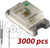 SML1206-395-TR LEDtronics LED 398nm 3.5V SMD 1206