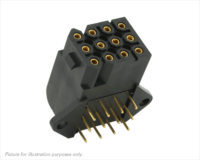 SMS12GE53 Souriau Combination Line Connector 12 Contact