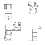 SV-08M EMIStop Stainless Steel Clip