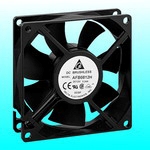 AFB0812SH Delta 12VDC Fan Square 2 Wire Leads