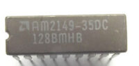 AMD AM2149-35PC IC Memory 1024 x 4bit Static RAM 35ns 18-CDIP