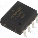 HCNW2601-300E Avago High Speed Optocouplers 10MBd 1Ch 5mA DIP-8