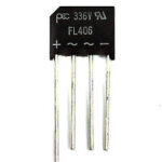 PANJIT FL406 Bridge Rectifier Diode 600V 4A M1F Through Hole
