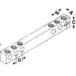 5-7-6-4-14-A-1-1-6 Brumall Aluminum Neutral Bar Trusted Distributor 5-7-6-4-14-A-1-1-6 Brumall Aluminum Neutral Bar